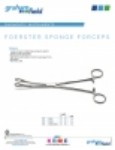 Product Sheet - Foerster Sponge Forceps